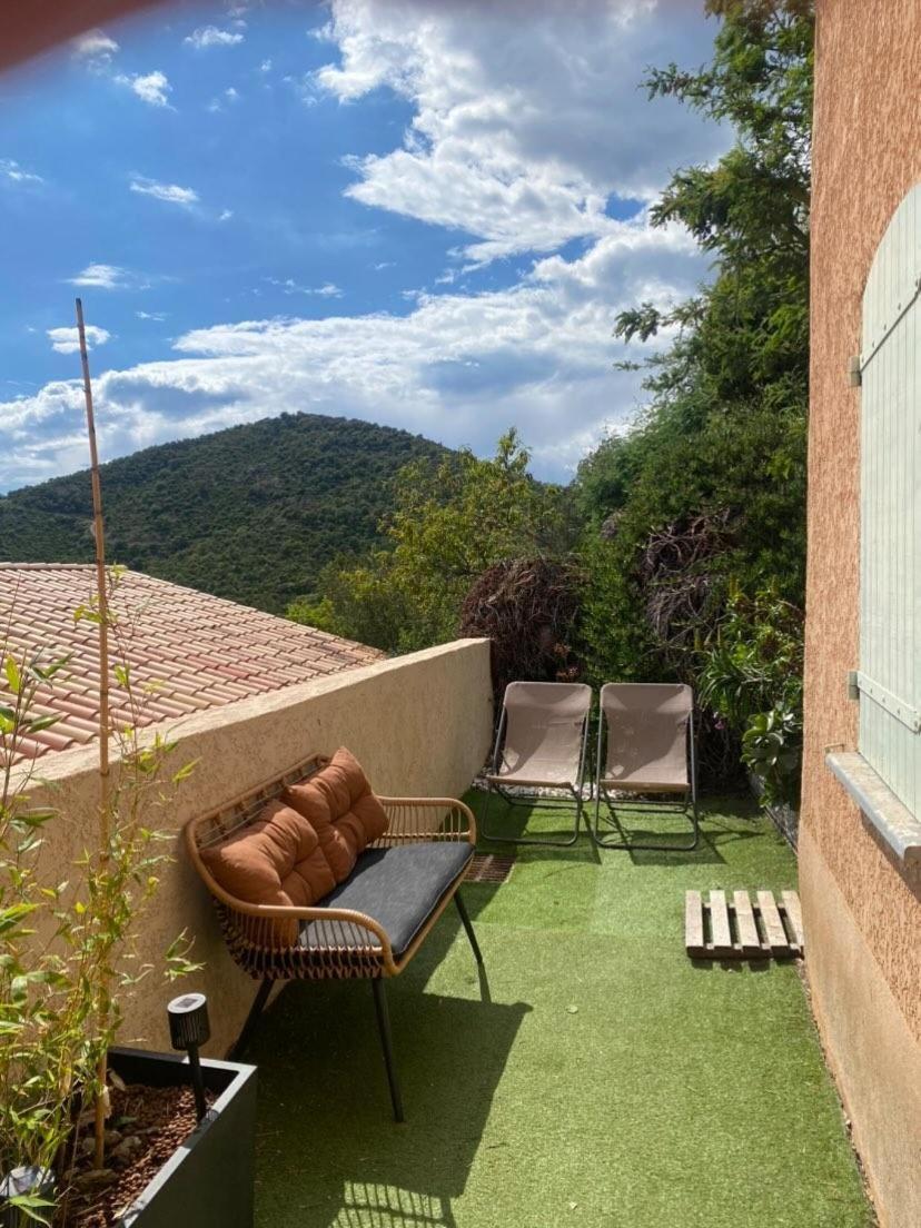 Tres Bel Appartement T3 Avec Splendide Vue Mer Les Issambres Zewnętrze zdjęcie